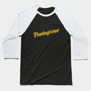 Thanksgiviner Vintage Baseball T-Shirt